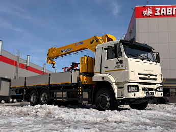 Бортовой КАМАЗ 65117 с КМУ XCMG SQS 200-6_0