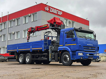 Бортовой КАМАЗ 65117 с КМУ СмартЭко FG716HP_0