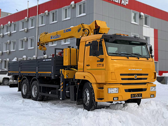Бортовой КАМАЗ 65115 с КМУ XCMG SQS 200-6 (сп/место)_1